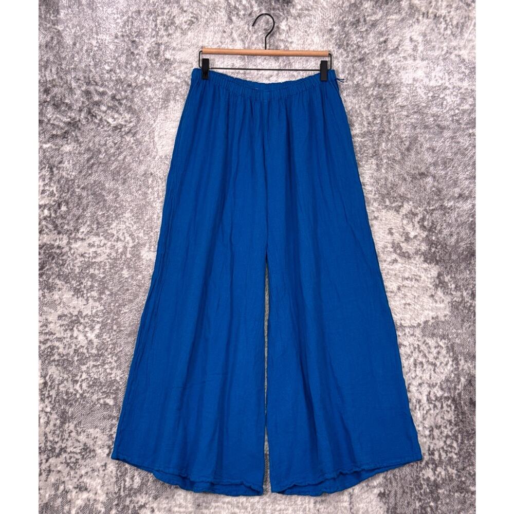 New Oh My Gauze Pants 2 Womens Surf Wide Leg Blue